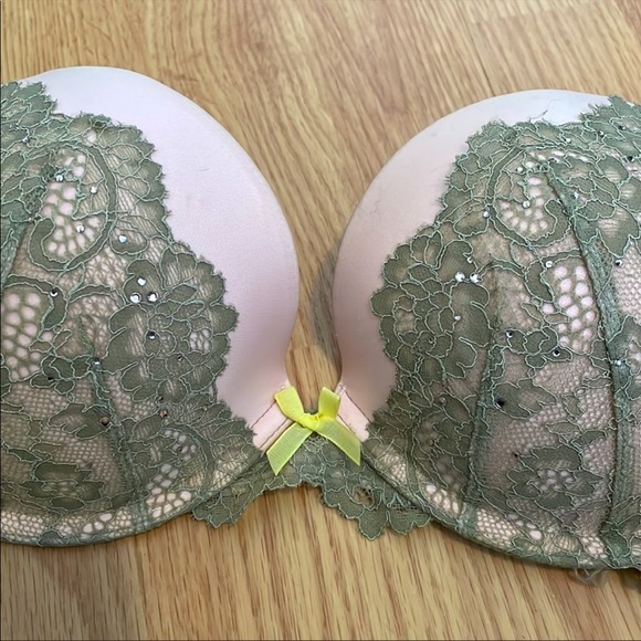 Victorias Secret pink and taupe push up bra 36C
